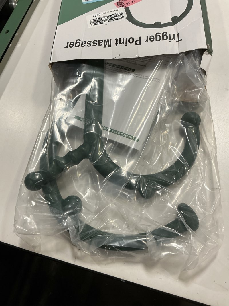 Condition photo showing Good Condition for Shrdaepe Massage Trigger Point Cane, Body Deep Tissue, Handheld Back, Neck, Shoulder, Leg and Feet Massager Rod, Muscle Release Tool Self Massage Hook Cane Gifts for Women & Men, Green