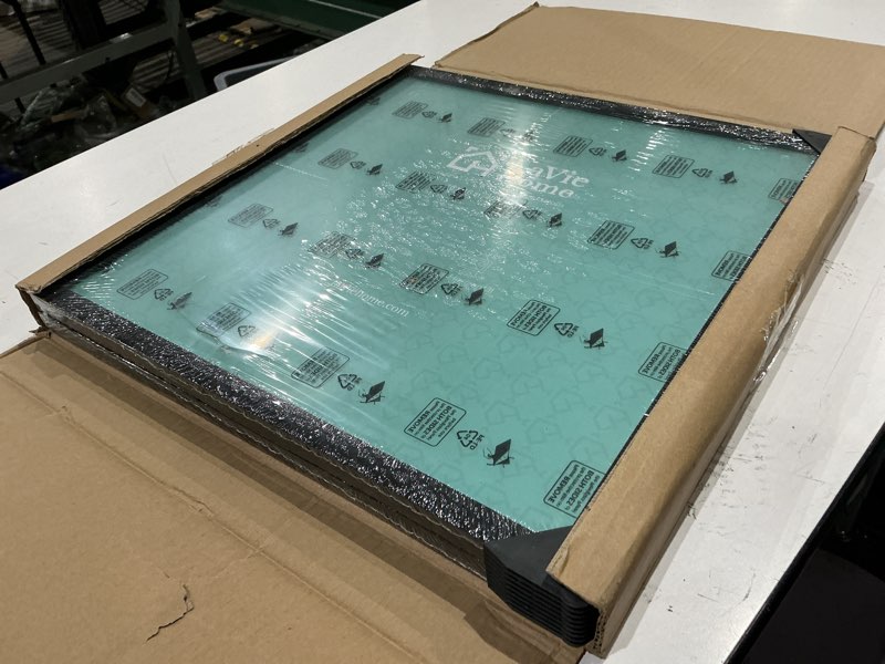 Condition photo showing New/Like New for 16x16 picture frame 2 pack, display pictures 16 x 16 poster frame, 16x16 black photo frame with hd plexiglass, picture frames for displaying photos,classic collection
