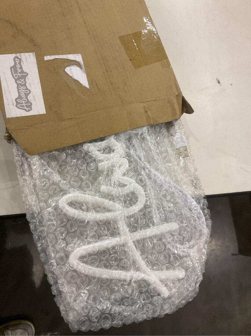 Always And Forever Neon Sign Dimmable with USB Powered, LED Light Sign for Wall Decor, Always & Fore