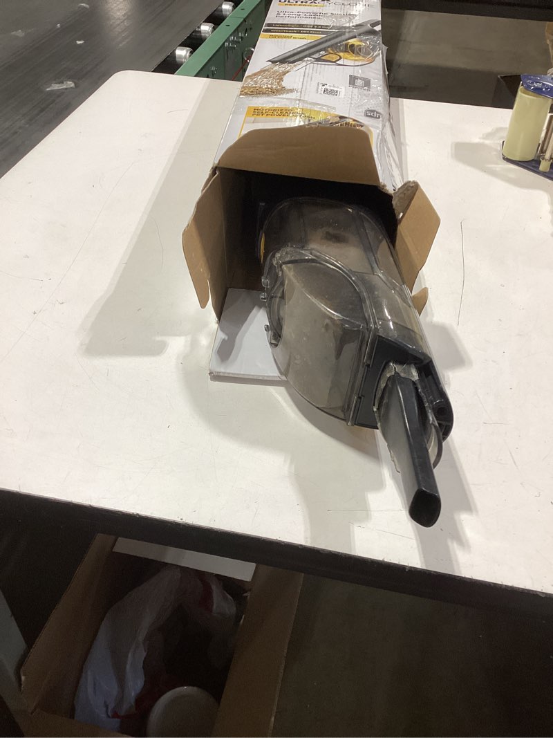 Condition photo showing As Is for Shark UltraCyclone Pet Pro Plus Cordless Hand Vacuum, Powerful Suction, Handheld Vacuum for Car & Home, Pet Power Brush, Crevice Tool, Scrubbing Brush, XL Dust Cup, Black, CH951
