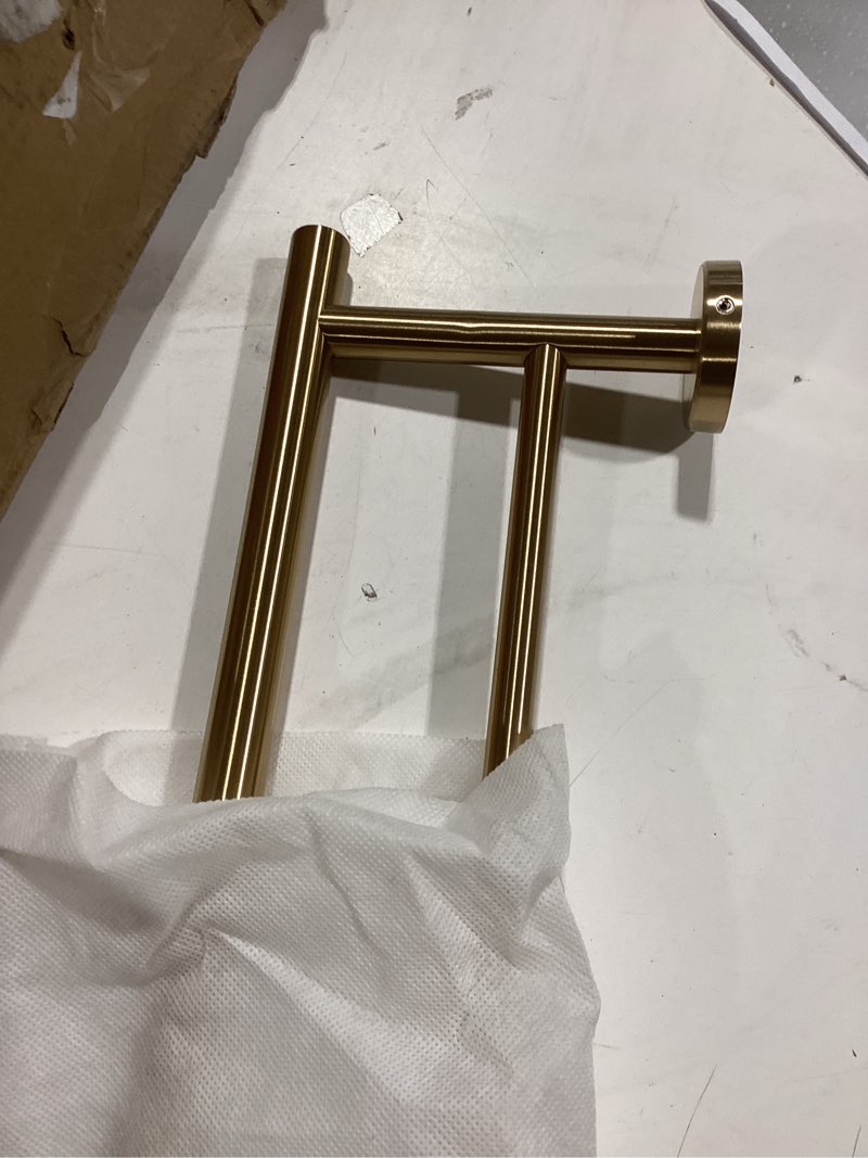 Condition photo showing Good Condition for jqk double towel bar champagne bronze, 20.5 inch 304 stainless steel thicken 0.8mm towel rack bathroom, towel holder wall mount, useable length 18 inch, tb100l18-cb 20.5 inch champagne bronze
