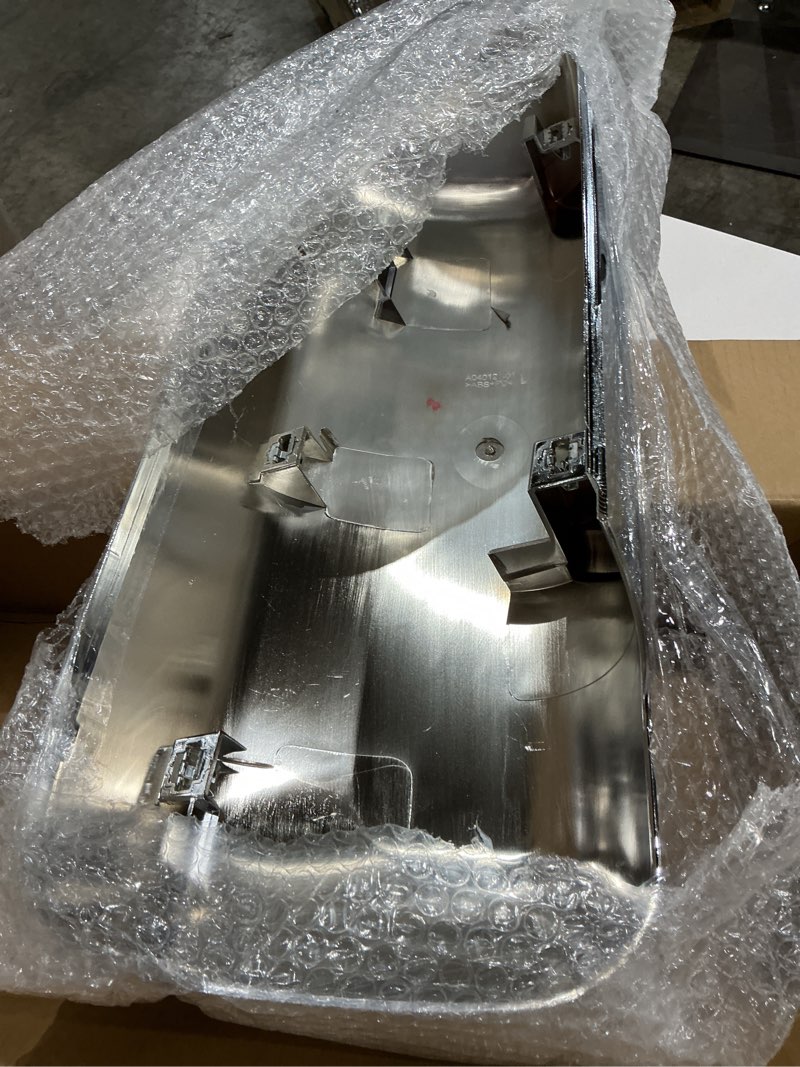 Condition photo showing Good Condition for door mirror chrome cover fit for 2013-2022 peterbilt 579 truck left driver side chrome mirror cover left