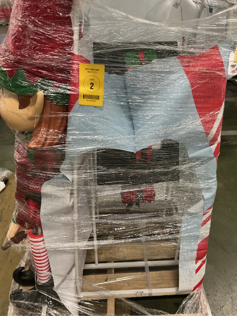 Condition photo showing Good Condition for  Holiday Living Animatronic 53.5-in Freestanding Elf Yard decoration