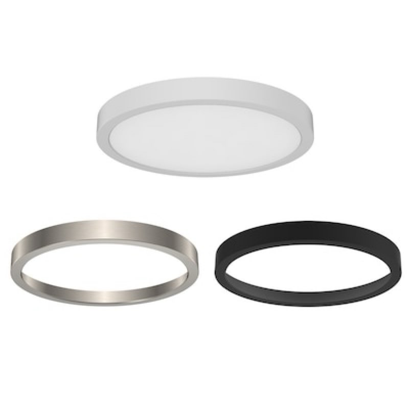 project source 1 -light 15-in matte multiple colors/finishes integrated led flush mount light