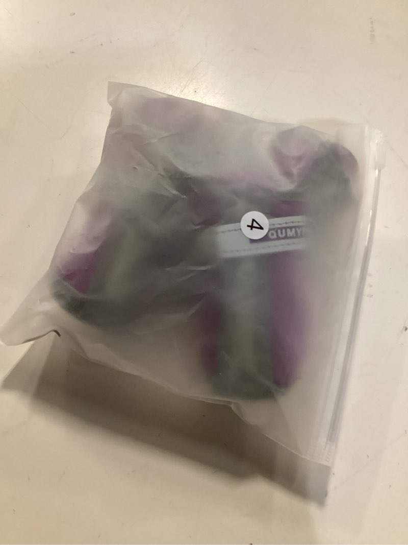 Condition photo showing Good Condition for QUMY Dog Shoes for Small Dogs, Puppy Dog Boots & Paw Protector for Winter Snow Day, Summer Hot Pavement, Waterproof in Rain Weather, Ourdoor Hiking, Indoor Hardfloors Skid-resistant Sole Purple Size 4 Purple size 4: 1.89"x1.51"(L*W)