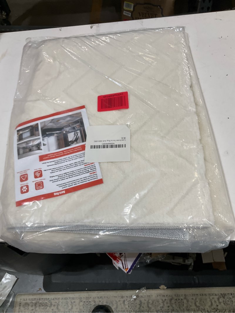 Condition photo showing New/Like New for area rug 4x6,washable area rugs with non-slip tpr backing design,fluffy soft feeling, high traffic,durable,area rug for living room,bedroom,home office,beige beige 4' x 6' (rectangular)