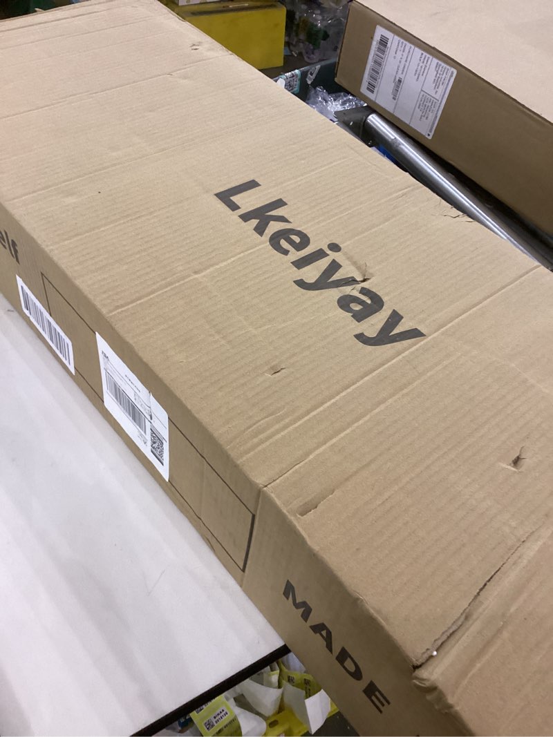 Condition photo showing Good Condition for Lkeiyay 7-Cube Storage Shelf,Wooden 3-Tier Free Standing Open Bookshelf for Home Office, Low Short Bookcase Oak Oak 7 Cube