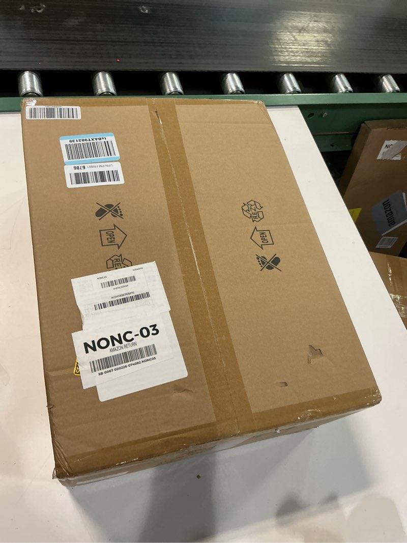 Condition photo showing New/Like New for 6-Light Black Vanity Lights 38'' Modern Bathroom Vanity Lighting Fixtures Above Mirror? Industrial Matte Bathroom Light Fixtures, Bath Wall Light Fixtures, Black Wall Sconces Black 6-Light