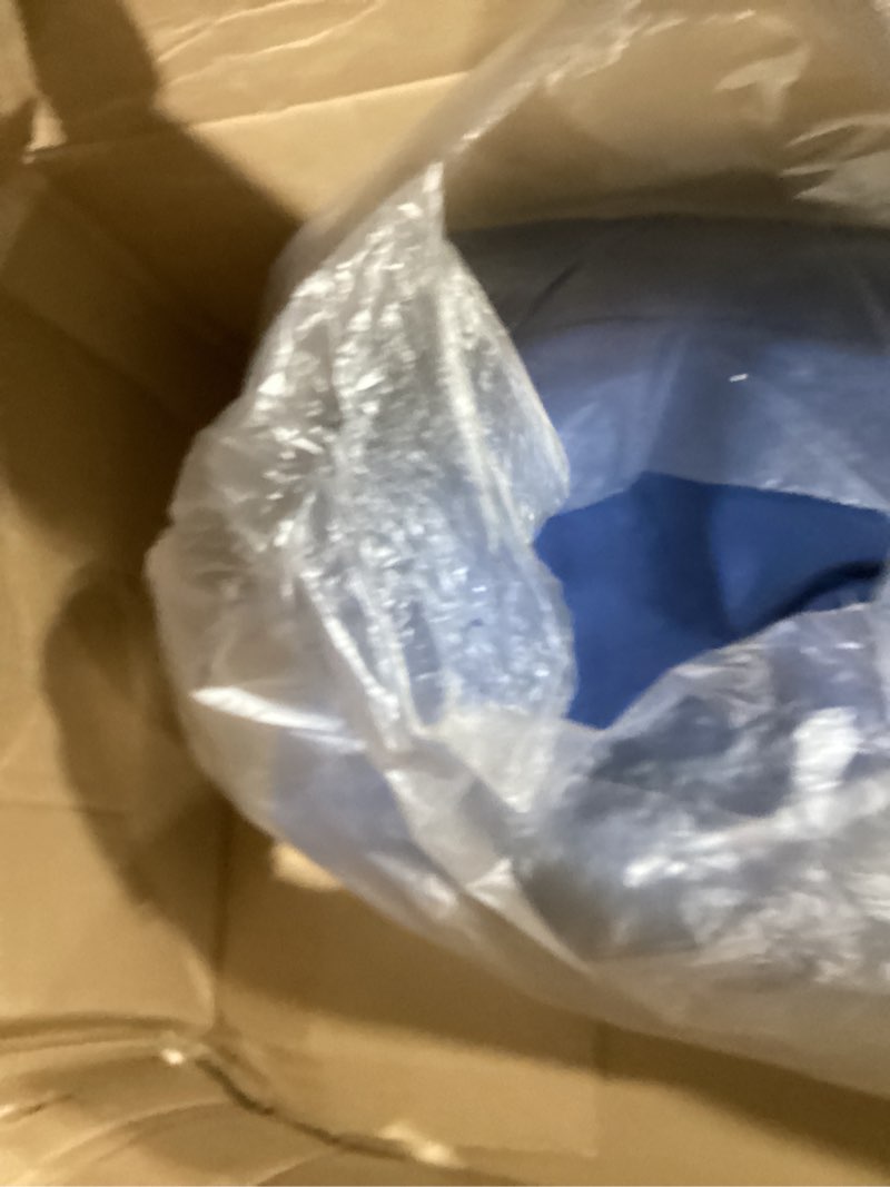 Condition photo showing Good Condition for Bare Home Oversized Queen Comforter - Reversible Colors - Goose Down Alternative - Ultra-Soft - Premium 1800 Series - All Season Warmth - Bedding Comforter (Oversized Queen, Dark Blue/Grey) Oversized Queen 08 - Dark Blue/Grey