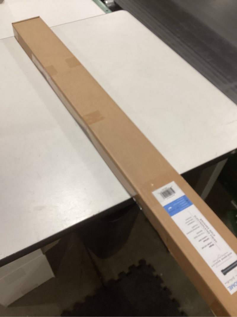 Condition photo showing New/Like New for BlastHome® Non-Adjustable Luxury Curtain Rods for Windows, 1 ¼” Rod Set, 3 1/2 foot Fixed Length, Brushed Gold Single Rod Brushed Gold 3 1/2 foot