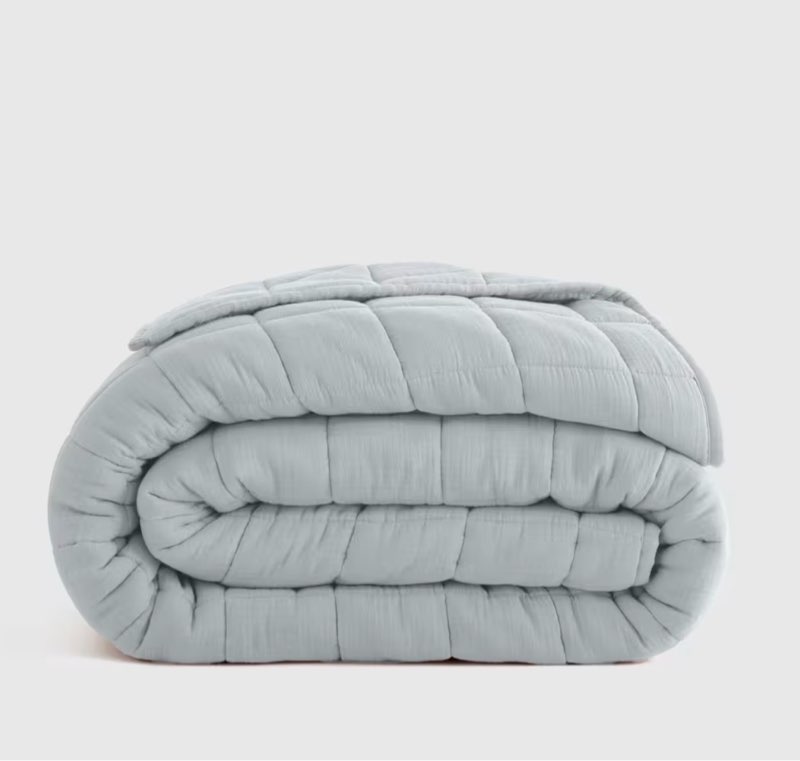 Organic Airy Gauze Dream Quilt, King/Cal King, Mist