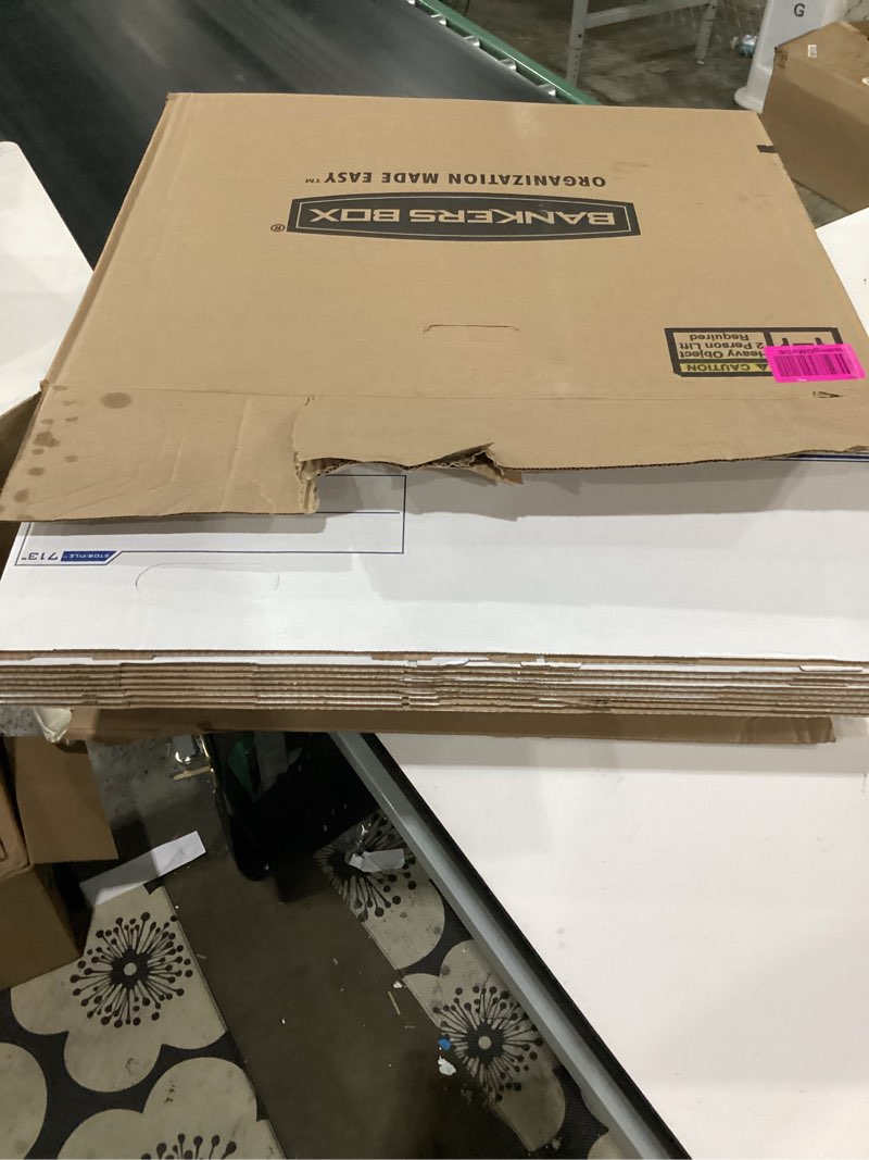 Condition photo showing Good Condition for bankers box 30-pack basic duty file storage boxes with lids, letter/legal, stor, (0071304)
