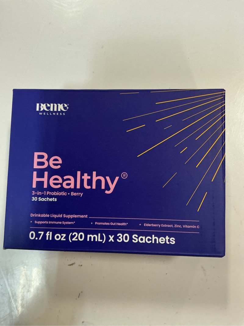 Condition photo showing New/Like New for (Best before: 07/APR/2026) BeMe Liquid Probiotics for Digestive Health, 3-in-1 Post, Pre and Probiotics Supplement for Gut Health - 2X Faster Absorption with Inulin, B. lactis, Totipro to Provide Bloating Relief for Women