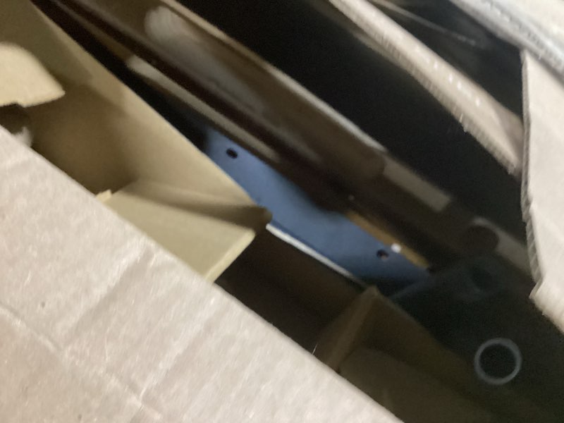 Condition photo showing As Is for Homeforia 24inch Walnut Floating Shelves for Wall, High End Solid Real Wood 24in Floating Shelf for Bathroom, Dark Brown 24 inch Long Floating Shelves, Heavy Duty Bracket, 24 X 6.5 X 1.75 in, Set of 2 American Walnut - Satin Dark Tone Pack of 2 24 inch