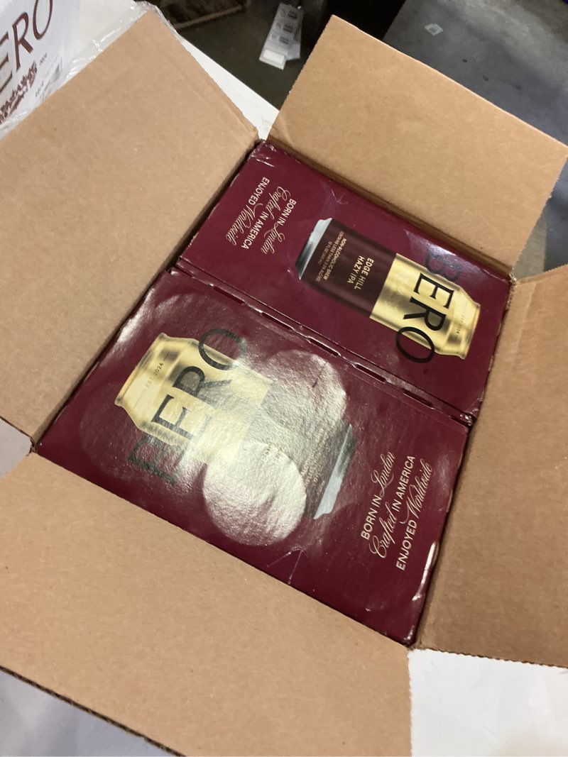Condition photo showing New/Like New for bero edge hill hazy ipa, non-alcoholic craft ale 12-pack, tropical & juicy hazy ipa, hoppy new england-style na beer by tom holland, alcohol alternative beverage for every occasion edge hill hazy ipa 12 fl oz (pack of 12)