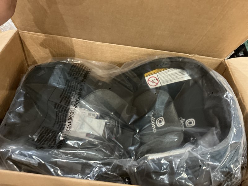 Condition photo showing New/Like New for diono liteclik30 rxt safeplus infant car seat and base, rear-facing for infants 4-30lbs, safeplus engineering, with infant insert, upf 50+ sunshade black storm