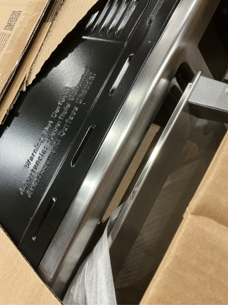 Condition photo showing As Is for TOSHIBA ChefFry Air Fryer Toaster Oven Combo, 26.4 QT Large Capacity, 12-in-1 Countertop Toaster Oven, Stainless Steel