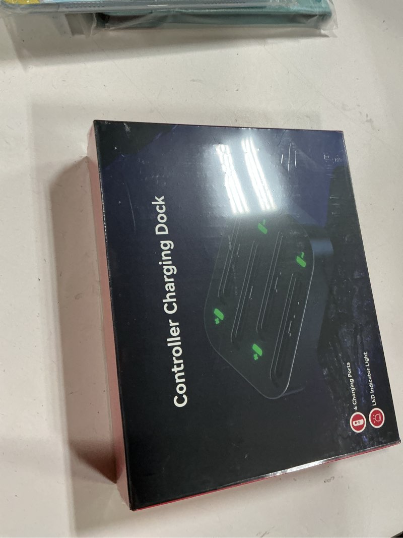 Condition photo showing New/Like New for Gagaking 4 in 1 Controller Charging Dock for Nintendo Switch 2 Joy Con, 2.5H Fast Charging Joy Con Charger Station with LED Indicator,Organized Storage Stand for Switch 2 Accessories Black