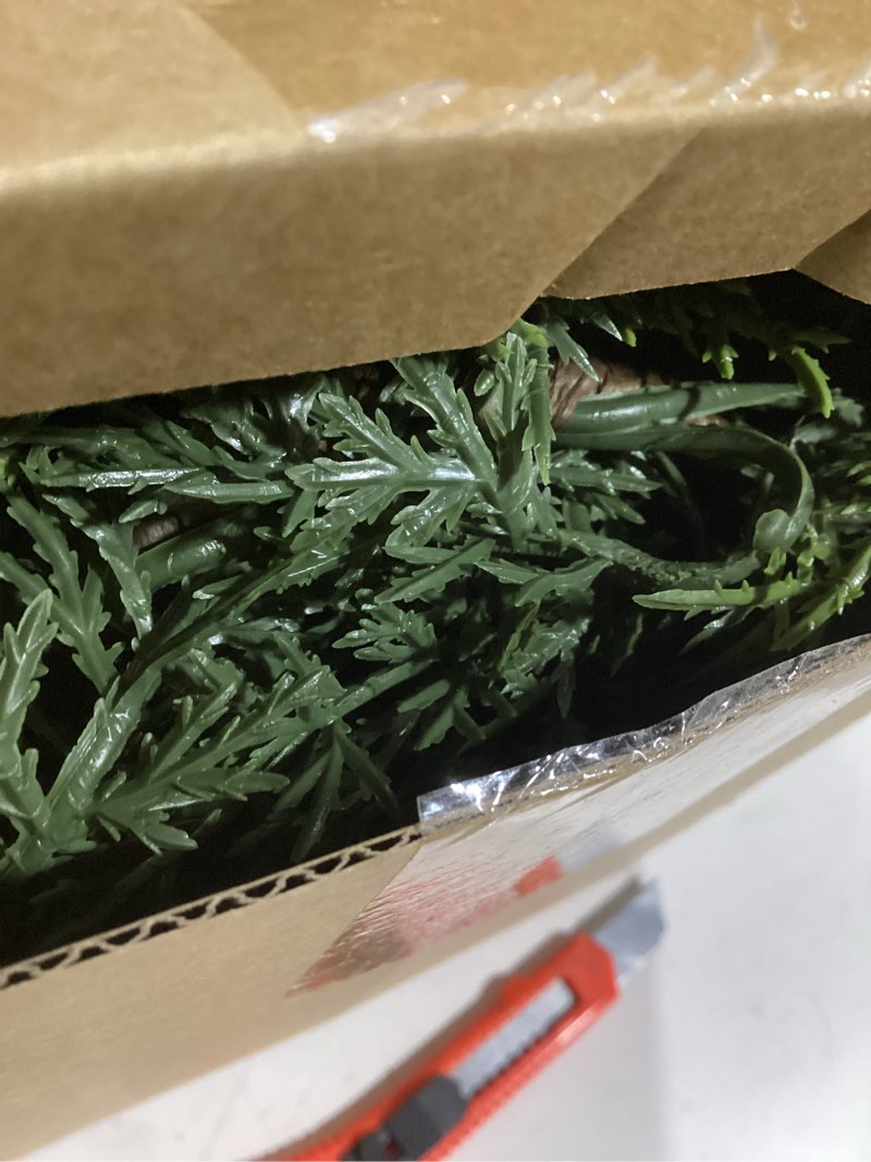 Condition photo showing Good Condition for Waydress 1 Pcs 6 Feet Christmas Cedar Garland - Thick & Lush Realistic Artificial Green Faux Cedar Pine Needles Garland for Christmas Winter Home Mantel Fireplace Holiday Party Decor 6 ft 1
