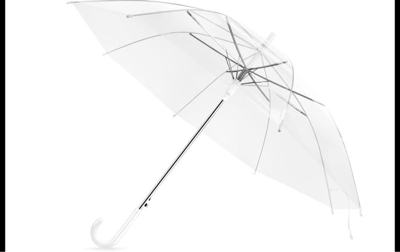 Clear Wedding Umbrella 17 pcs  Transparent Bubble Rain Photography 36”