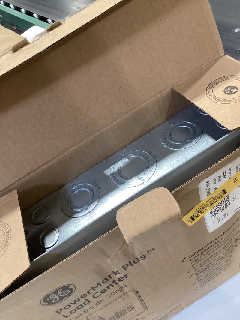 Condition photo showing As Is for ABB TLM812FCUD 125 Amp Main Lug Convertible Load Center • 8 Spaces, 16-Circuit, 125A, Main Lug • Standard Convertible Main Lug Load Center with Door • NEMA 1 Enclosure • Flush