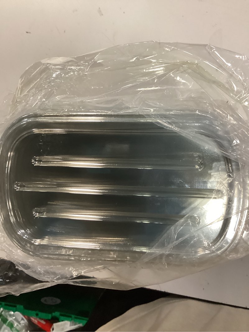 Condition photo showing As Is for similar paper charcuterie sandwich box with clear lids and cocktail picks set 100 pcs 7.5'' disposable food container 100 skewers for strawberries chocolate covered cookies dessert(brown)
