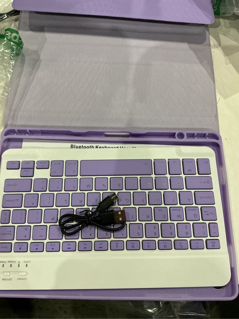 Condition photo showing Good Condition for keyboard case for samsung galaxy tab a9+/a11+ plus 2023/2025 11’’,case with keyboard for samsung tab a9+ with s pen holder,detachable bluetooth keyboard for galaxy tab a11+ auto wake/sleep,purple