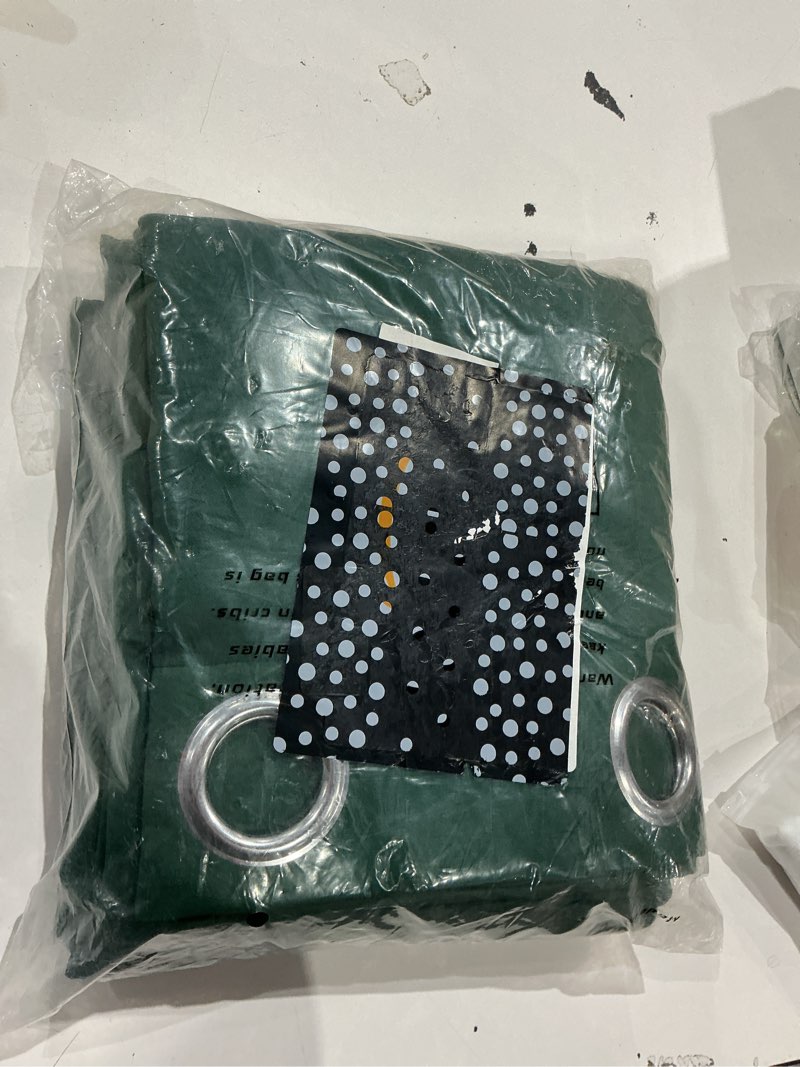 Condition photo showing Good Condition for chrisdowa blackout curtains 102 inches long 2 panels set for living room, grommet thermal insulated room darkening curtains for bedroom (forest green, 52 x 102 inch) 52"w x 102"l (pack of 2) forest green