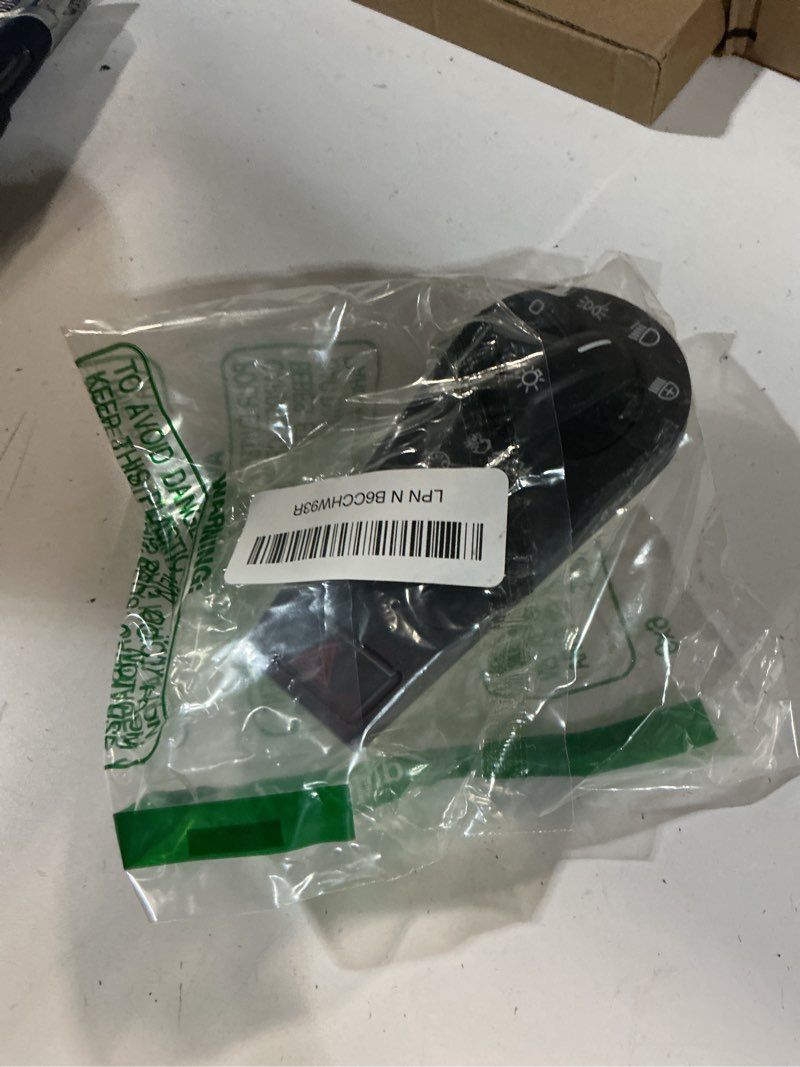Condition photo showing As Is for jdmspeed new head light headlight lamp switch front 20942844 replacement for volvo truck fh12 fm vnl