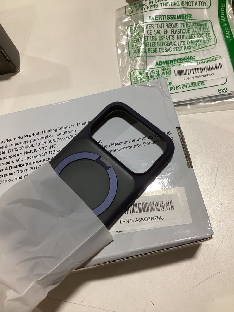 Condition photo showing Good Condition for TORRAS Ostand for iPhone 17 Pro Case Magnetic, Fit for MagSafe, 4X Military Drop Protection, Camera Control, Slim Phone Case for iPhone 17 Pro with Kickstand, Translucent Matte Cover 6.3", Deep Blue Deep Blue for iPhone 17 Pro 6.3''