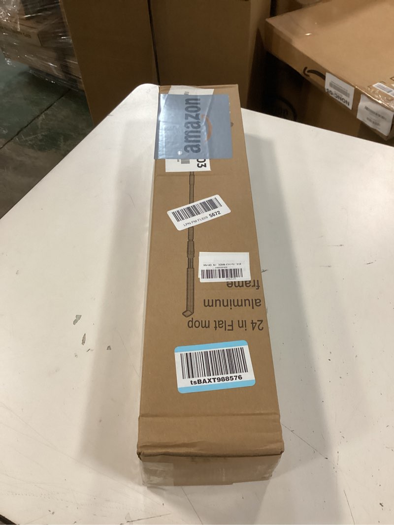 Condition photo showing New/Like New for 24inch flat mop for cleaning floors heavy duty microfiber wet mop deep cleaning for hardwood, tile & laminate, includes 4 reusable washable pads and adjustable long handle