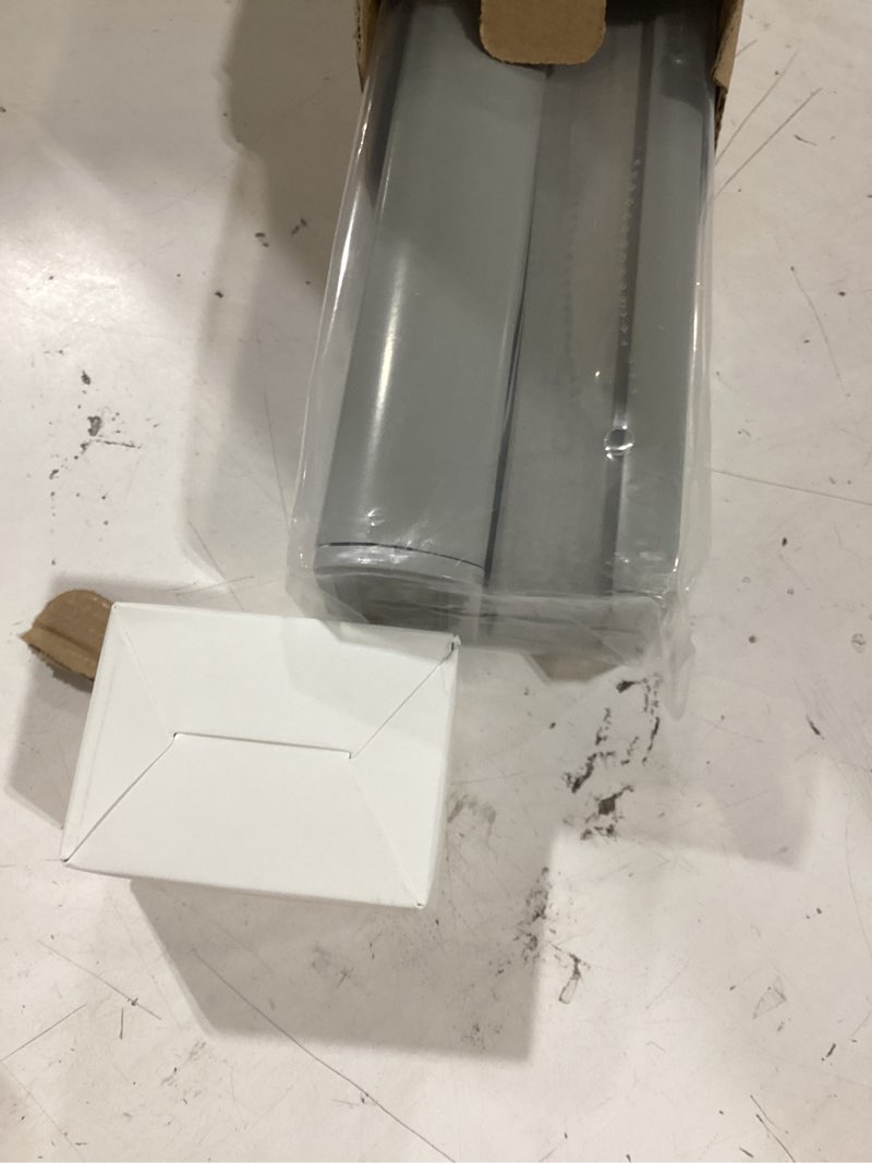 Condition photo showing Good Condition for joydeco no tools no drill window blinds for indoor windows, blackout shades cellular shades cordless, no drill blinds for windows, window shades for home, bedrooms, doors (grey, 22" w x 64" h) grey - no drill design 22"w x 64"h