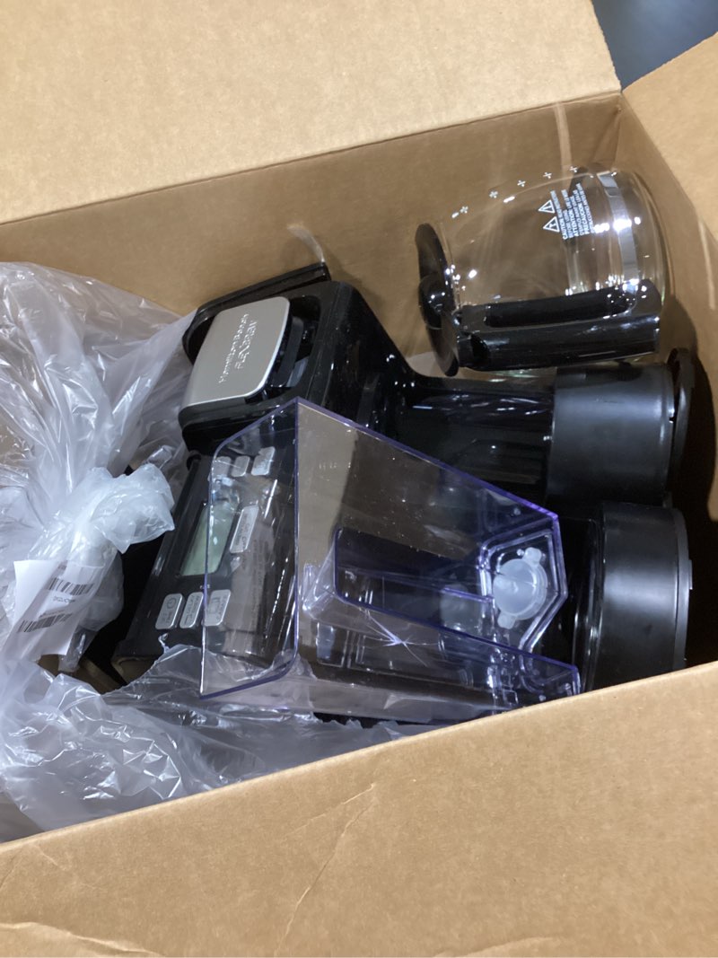 Condition photo showing As Is for Hamilton Beach FlexBrew Trio 2-Way Coffee Maker, Compatible with K-Cup Pods or Grounds, Combo, Single Serve & Full 12c Pot, Black - Fast Brewing (49902) Black, Fast Brewing, Removable Reservoir