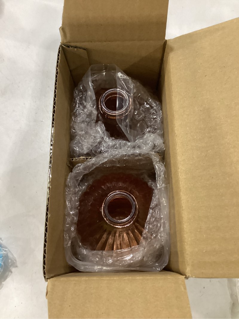 Condition photo showing Good Condition for ambre 2 pack 14 oz kitchen soap dispenser with pump, transparent bottle for hand or dish soap one size amber