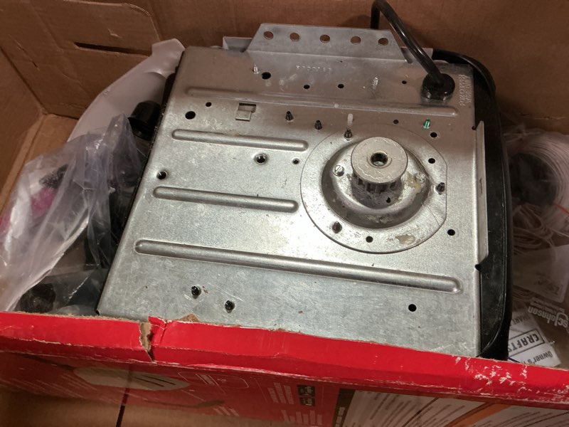 Condition photo showing As Is for CRAFTSMAN 1/2-HP Smart Belt Drive Garage Door Opener Wi-fi Compatibility
