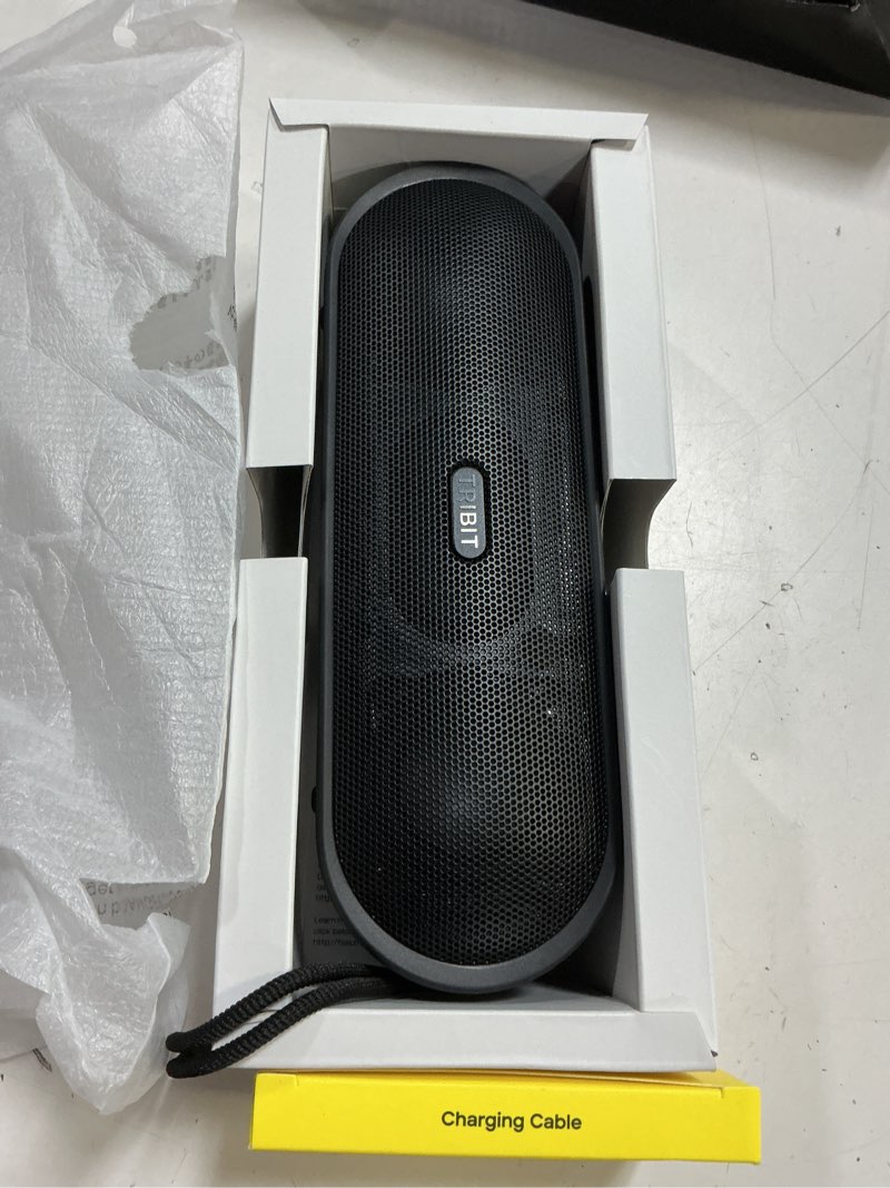 Condition photo showing Good Condition for tribit portable bluetooth speaker xsound plus 2, wireless speaker 30w with xbass, ipx7 waterproof, 24-hour playtime, stereo sound, built-in mic, bluetooth 5.3 for party, car, travel black