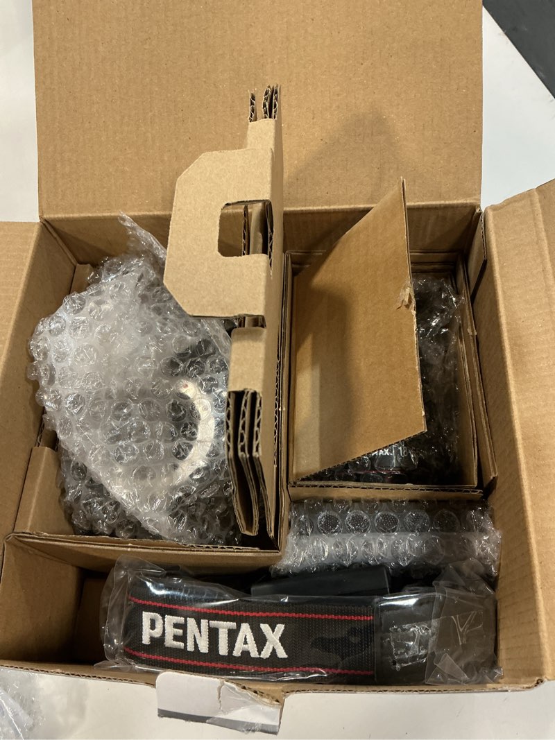 Condition photo showing Working Condition Verified for PENTAX KF APS-C Digital SLR Camera 18-55 WR kit with Dustproof, Weather-Resistant and Vari-Angle LCD Monitor, Black KF 18-55WR kit