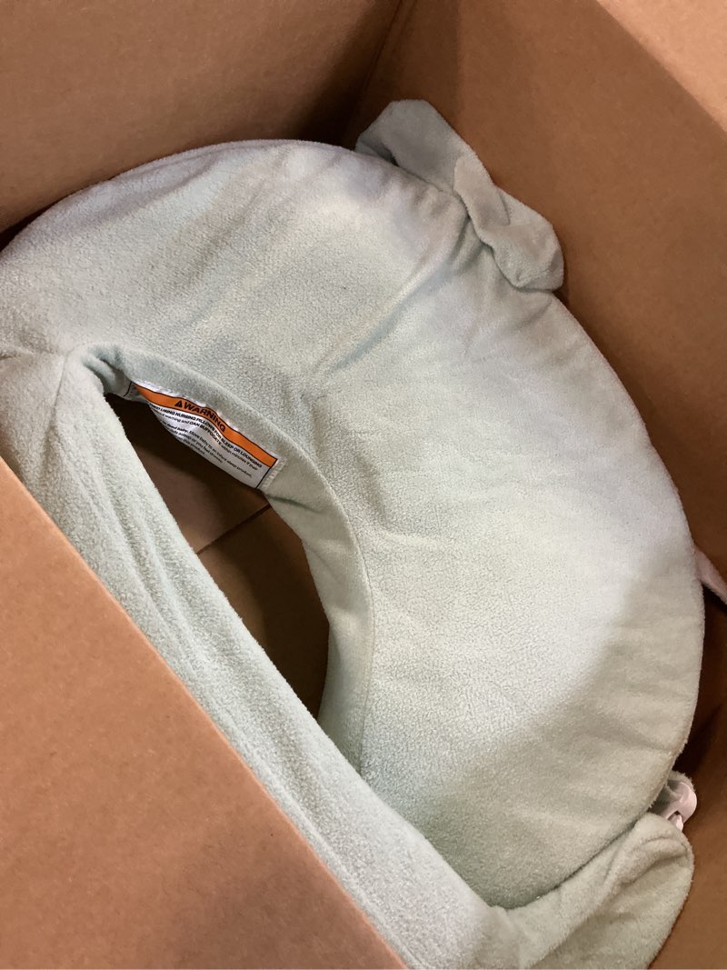 Condition photo showing Good Condition for my brest friend nursing pillow - deluxe - enhanced comfort w/slipcover - ergonomic breastfeeding pillow for ultimate support for mom & baby - adjustable pillow w/handy side pocket, spring green