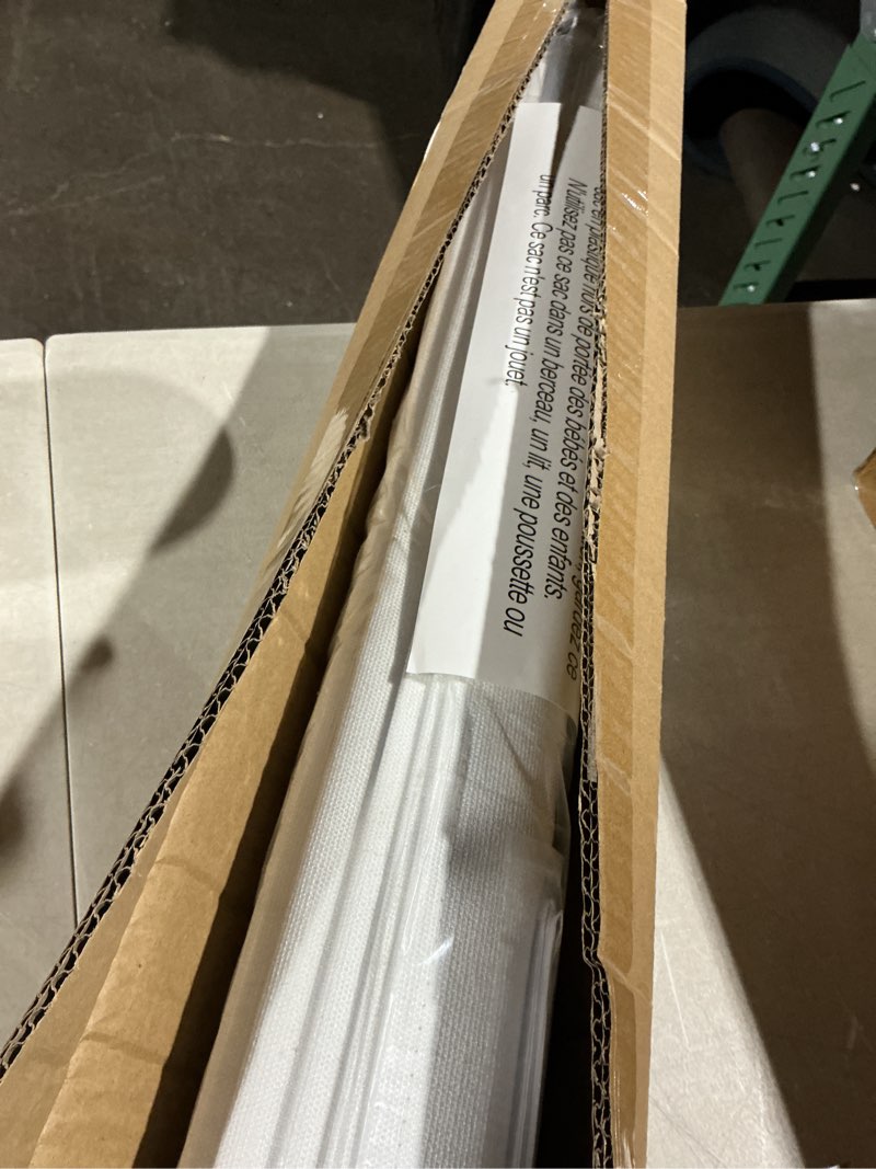 Condition photo showing Good Condition for 100% blackout no tools no drill cordless roman shades for windows, size 26 3/4" w × 60" h (for windows 27" w × 60" h) blackout - off-white blackout - off-white 27" w × 60" h