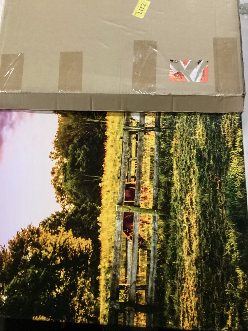 Condition photo showing New/Like New for KREATIVE ARTS - Large Size Horse of a Farm Canvas Prints Wall Art Picture Modern Sunset Landscape Wild Animal High Definition Print Painting for Hotel Wall Decor Ready to Hang 20x36inch