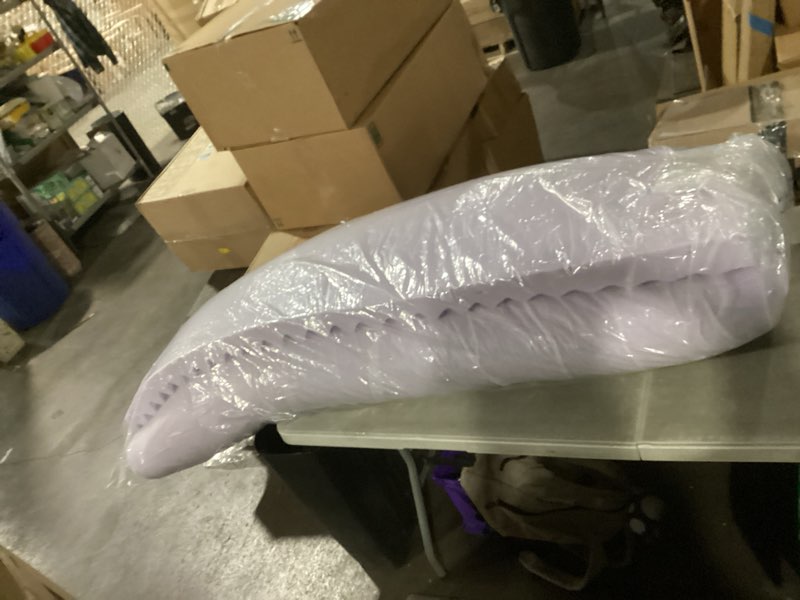 Condition photo showing Good Condition for bedelite queen mattress topper dual layer 4 inch memory foam mattress topper, 2 inch pilow top mattress pad and 2 inch premium gel foam mattress, with stretchable pockets up to 6"-24" white-blue queen