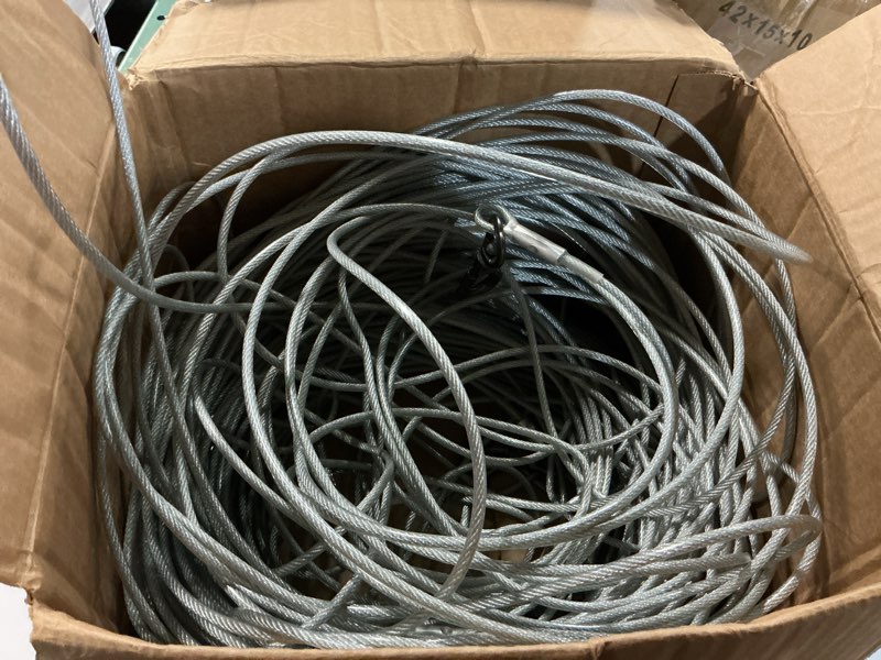 Condition photo showing Good Condition for xiaz dog runner cable dog run trolley tie out cable dog chains for outside yard camping up to 250 pound, 20 feet