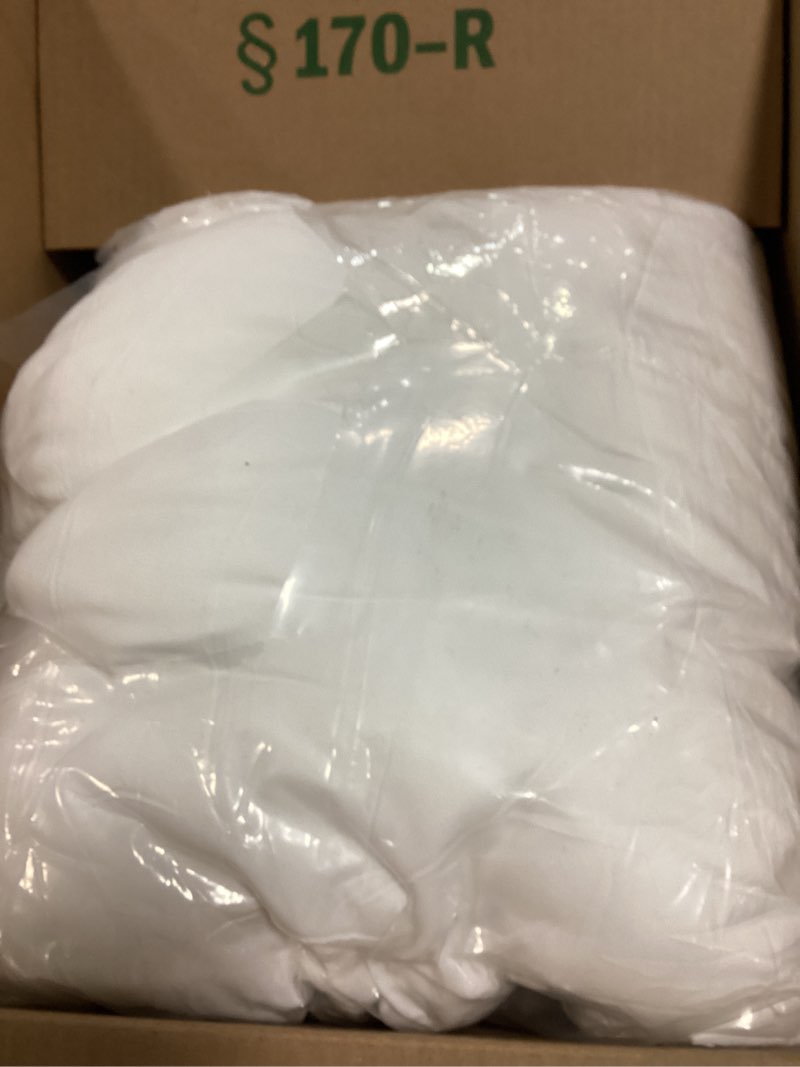 Condition photo showing New/Like New for EDOW Throw Pillow Insert, Lightweight?Soft Polyester Down Alternative Decorative Pillow, Sham Stuffer, Machine Washable. (White, 16x16) 16"x16"