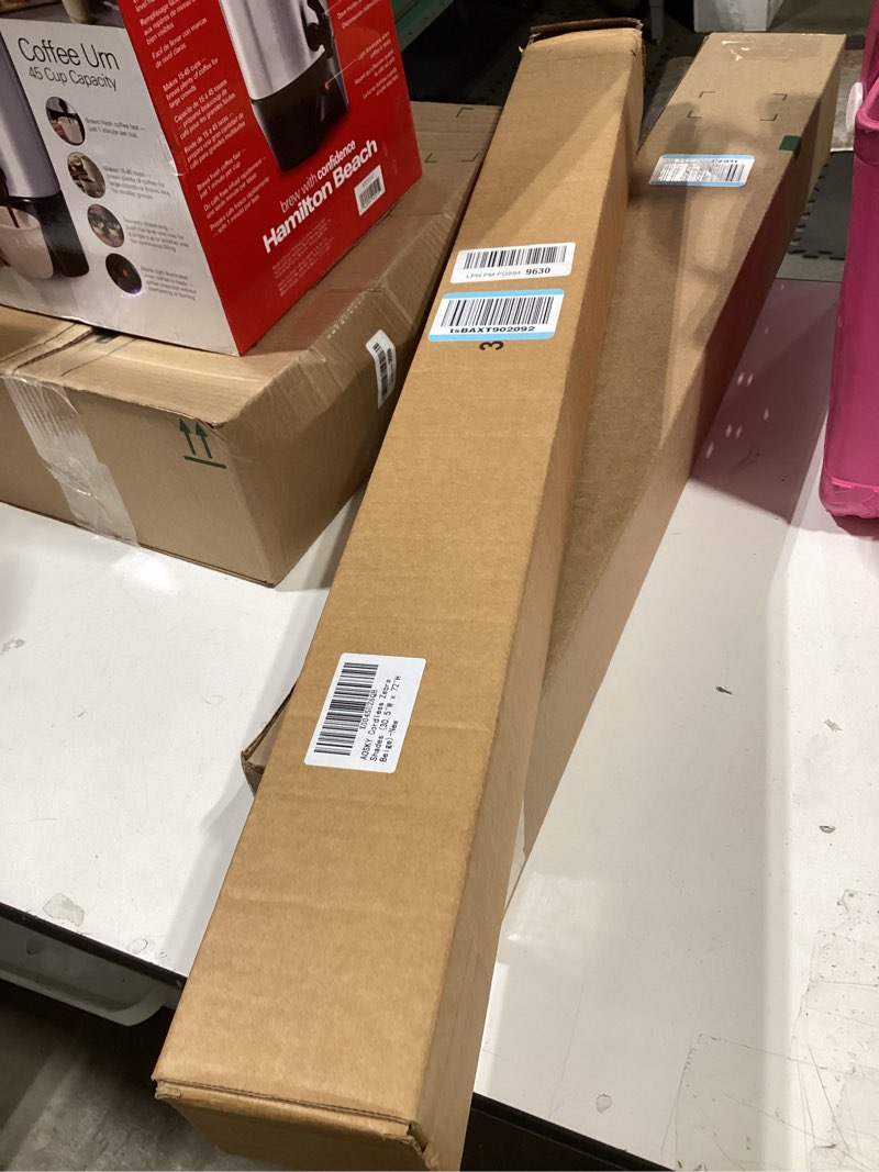 Condition photo showing Good Condition for aosky cordless zebra blinds for windows pull down roller window shades dual layer light filtering privacy for day and night, free-stop door shades for home easy to install (30.5" w x 72" h?beige) 30.5"w x 72"h beige