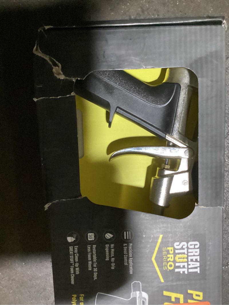 Condition photo showing Good Condition for great stuff pro 14 industrial aluminum expanding foam foam gun