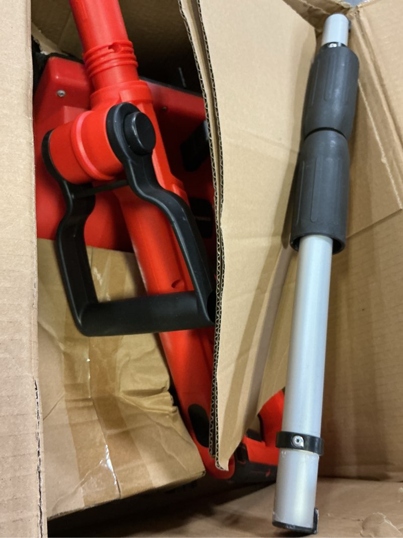 Condition photo showing As Is for 12" Cordless Snow Shovel (NO Battery) Compatible with Milwaukee 18V Battery, Electric Snow Shovel with Directional Plate & Adjustable Front Handle, Cordless Snow Blower for Driveway/Patio/Sidewalk