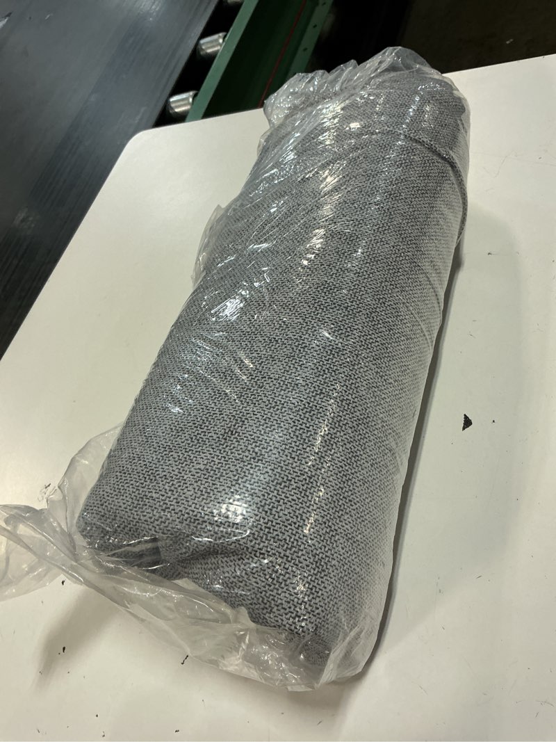 Condition photo showing Good Condition for washable 2x10 kitchen runner rug: abstract farmhouse bathroom entryway rug soft stain-resistant hallway floor mat non-slip indoor non-shedding carpet for nursery living room bedroom (2x10,light/grey) 2' x 10' (rectangular) light/grey