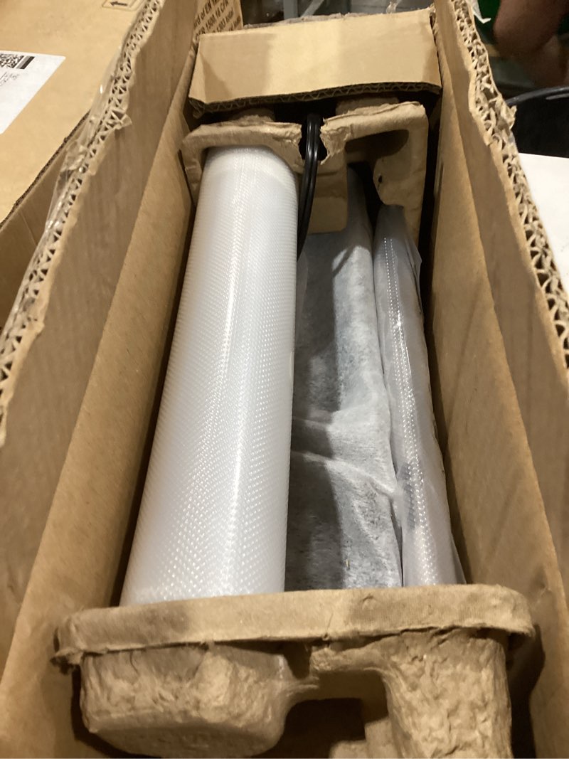 Condition photo showing Good Condition for foodsaver powervac compact vacuum sealing machine stainless steel & black vertical storage vs0150 | preserves freshness reduces bag waste for both dry and wet food