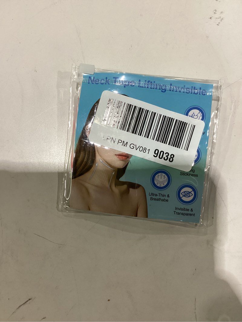 Condition photo showing Good Condition for 60 pcs+4 strips,neck lift tape,neck less tape strips clear for sagging skin wrinkles women ddd