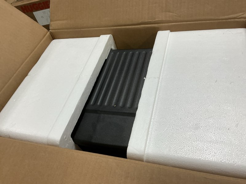 Condition photo showing Good Condition for Electric Fireplace Stove, Fast Heating, 1500W X Infrared Fireplace Heater with 8H Timer, Remote Control, Freestanding Stove with Adjustable 3D Flame Overheat Protection, Indoor Fireplace 20.5"H Black